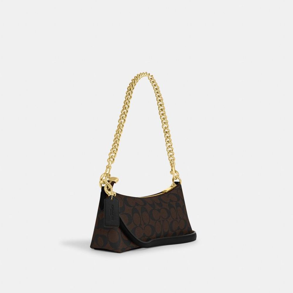 NWT Coach Outlet Charlotte Shoulder Bag In Signature Canvas - Picture 2 of 6